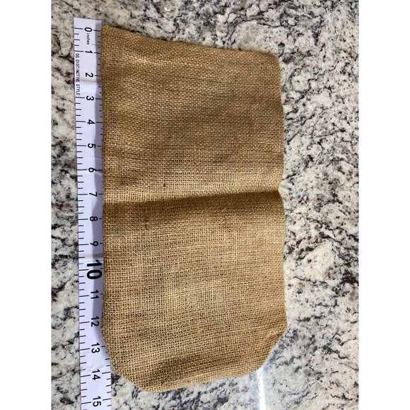 Vintage Planters Salted In-Shel’ Burlap Sack Mr. Peanut Advertising Empty - Picture 4 of 5